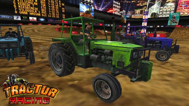 Tractor Racing ( 3D Heavy Monster Truck Race Game on Dirt Tr(圖4)-速報App