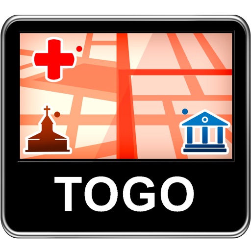 Togo Vector Map - Travel Monster icon