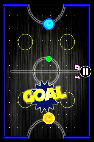 Glow Air Hockey 3D screenshot 2