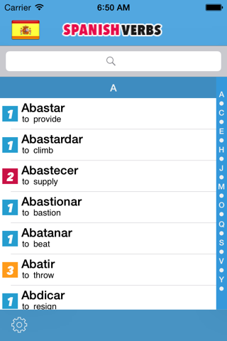 spanish verbs conjugation screenshot 3