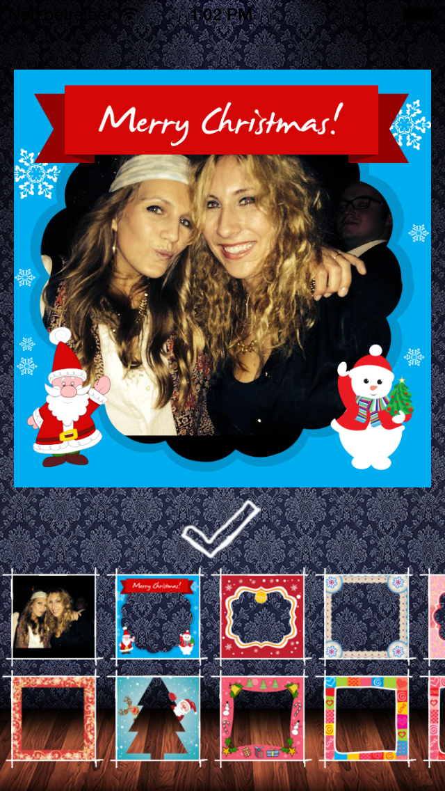 Frame my Christmas photo – your digital framing editor for pictures and photos of the holiday season screenshot 1