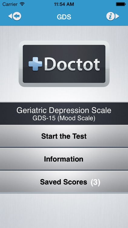 Geriatric Depression Scale