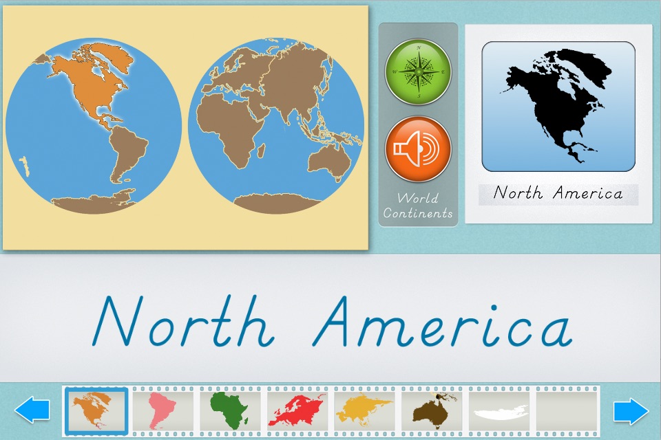 World Continents and Oceans - A Montessori Approach To Geography screenshot 2