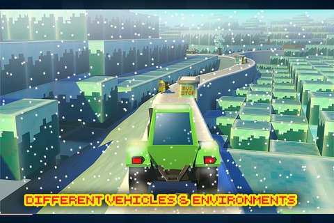 Off Road Blocky Mountains Tourist Bus screenshot 4