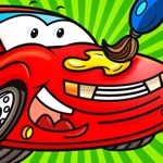 Color Mix Cars Learn Paint Colors by Mixing Car Paints  Drawing Vehicles for Preschool Children