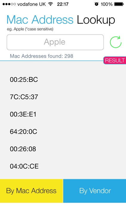 MacAddress Lookup