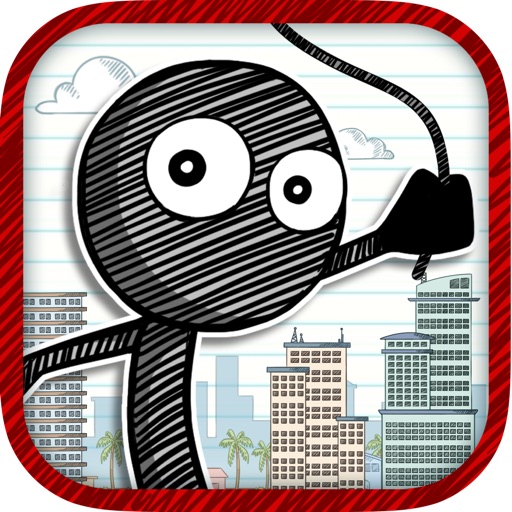 Rope And Swing Parkour Stick-man - Super Fun Run And Jump Kid Game FREE iOS App