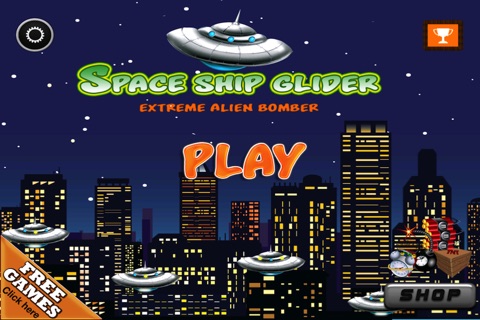 Space Ship Glider - Extreme Alien Bomber screenshot 4