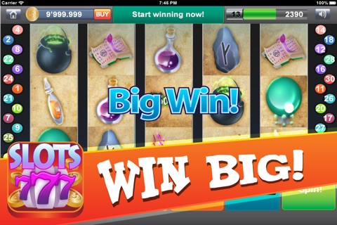Free Slots Wizards screenshot 2