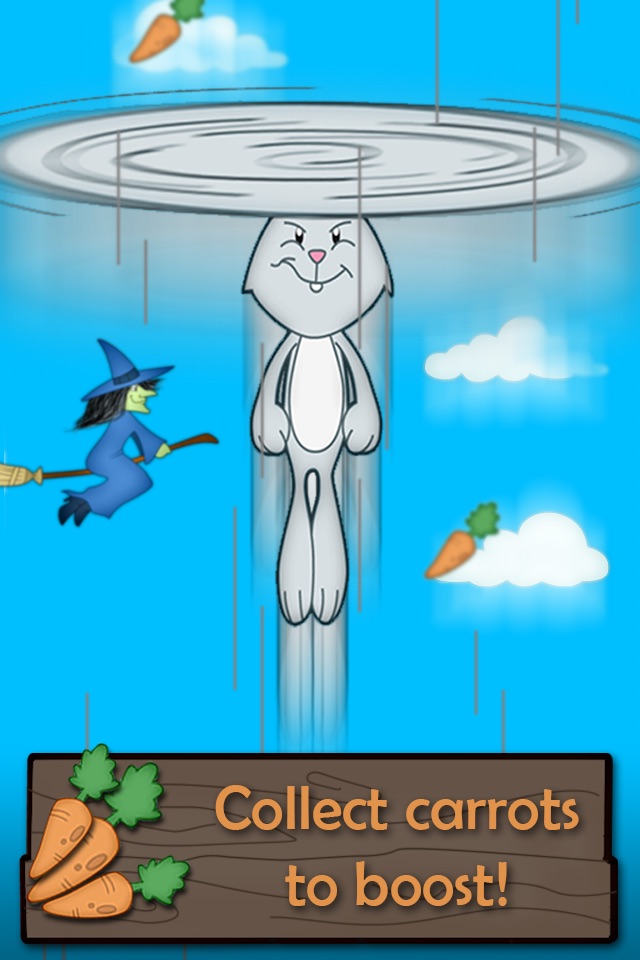 Flying Bunny Top - by "Best Free Addicting Games" screenshot 4