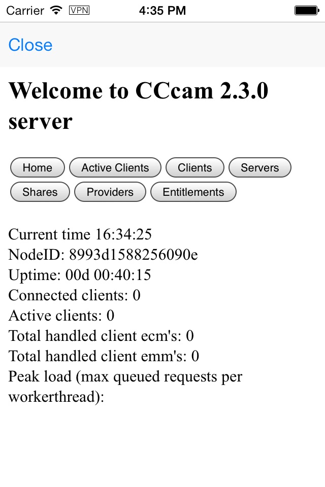 CCCam Manager screenshot 4