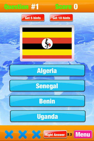 World Flags Trivia Quiz - Learning flags of Countries. screenshot 3