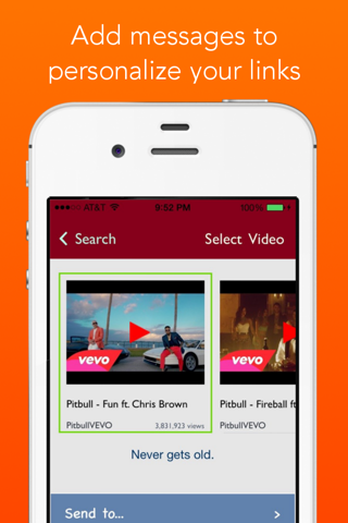 LinkMeUp - Music and Video Messenger screenshot 3