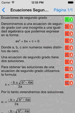 Matematicas 3 ESO Gratuito screenshot 3