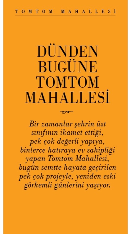 Tomtom Mahallesi