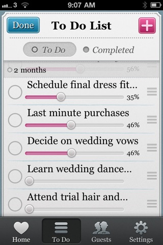 Wedding Sherpa - Wedding Planner for engagement, ceremony, venues and honeymoon screenshot 2