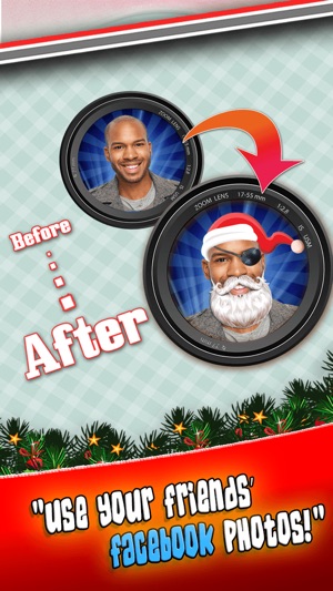 Santa Claus Yourself Xmas Photo Booth Free(圖3)-速報App