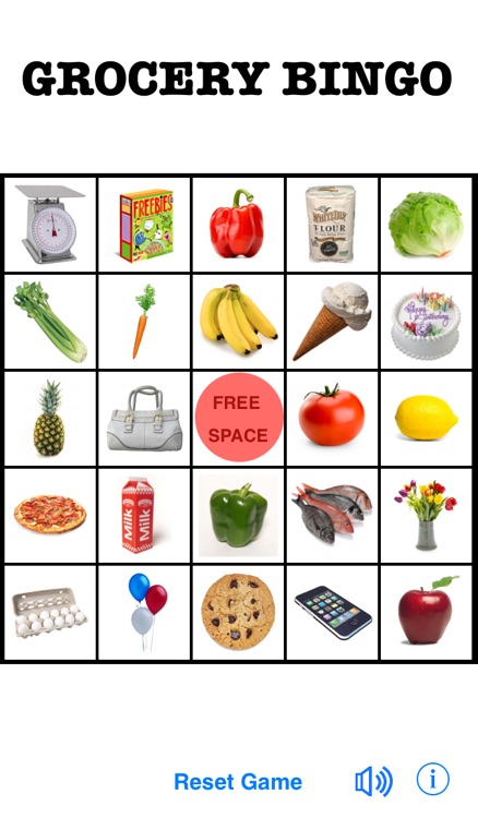 Grocery Bingo