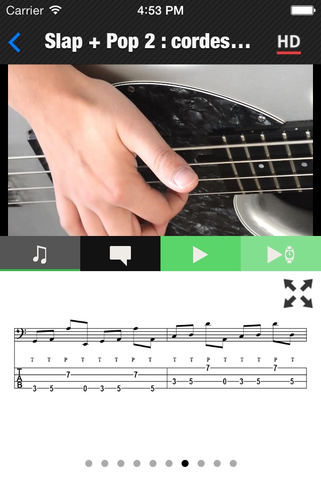 Slap Bass Method HD LITE screenshot 4