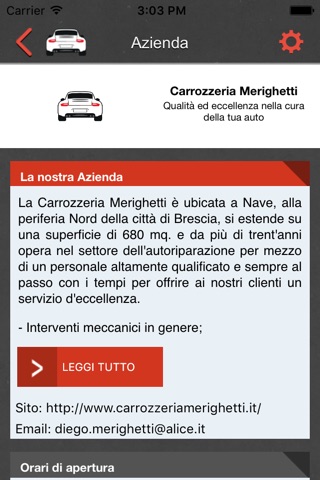 Carrozzeria Merighetti screenshot 2