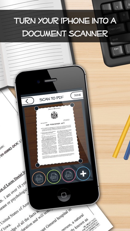 PDF Scanner- Scan to PDF + Camera to PDF