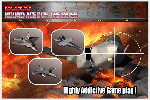 Blood Hound Aces of the Skies Free : Jet-Fighters Hunt for Enemy Planes screenshot 2