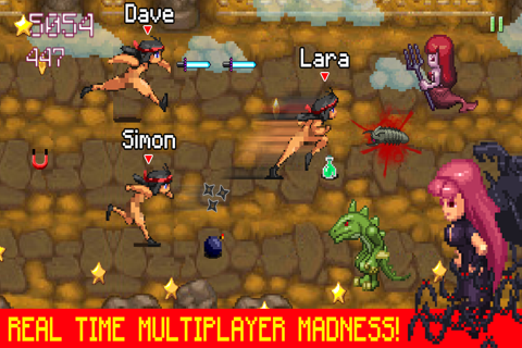 Almost Naked Ninjas vs Monsters, Dragons & Witches Multiplayer FREE Games - By Dead Cool Apps screenshot 3