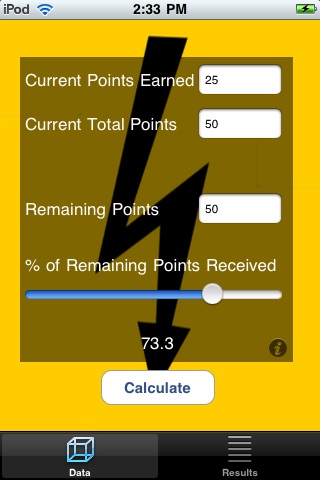 GradeCalc screenshot 2