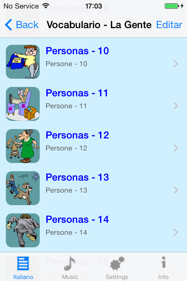 Italiano - Talking Spanish to Italian Translator and Phrasebook