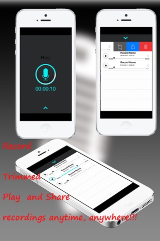 Voice Recoder - Audio Recording, Trimming and Sharing Notes and Memos screenshot 3