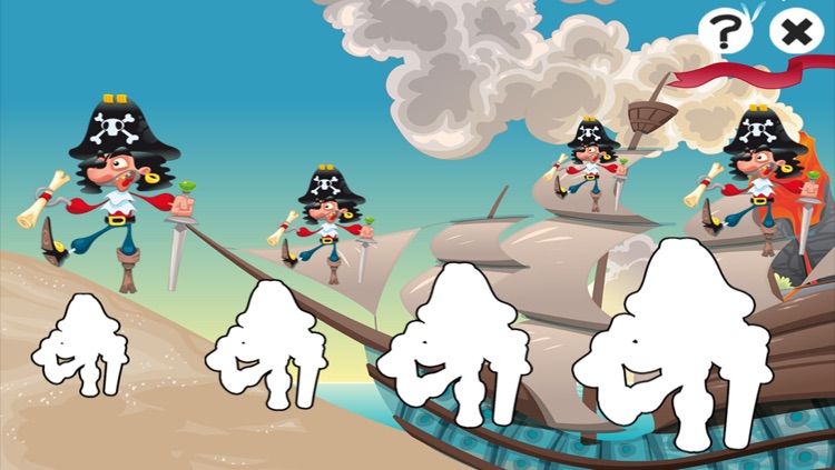 Pirates! Game for children age 2-5: Train your pirate skills for kindergarten, preschool or nursery school! screenshot-4