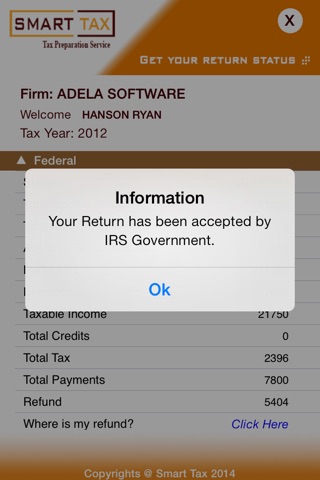 Smart Tax Get Status screenshot 4