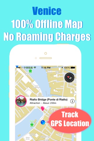 Venice travel guide with offline map and Italia metro transit by BeetleTrip screenshot 2