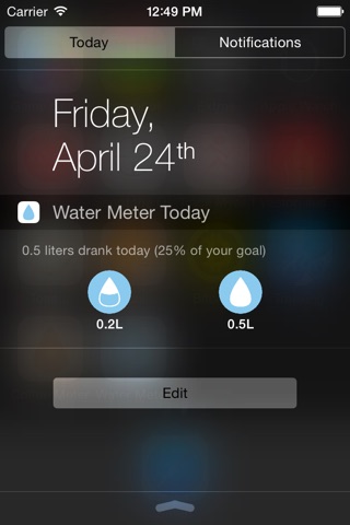 Drink Meter - Measure your Daily Drink right from your Apple Watch and your iOS Device screenshot 4