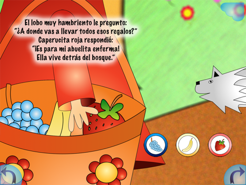 Little Red Riding Hood * Multi-lingual Stories Lite screenshot 4