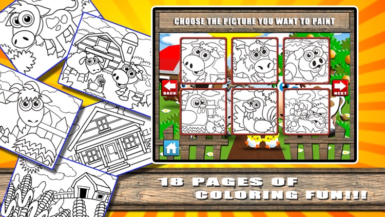 Coloring World Lite - A Farm Animal Learning Book for Kids