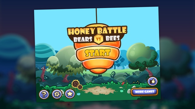 Honey Battle - Flying Bears vs Tiny Bees Free Shooter Game(圖4)-速報App