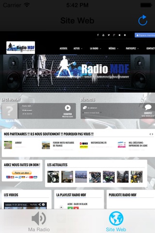 mdf radio screenshot 2