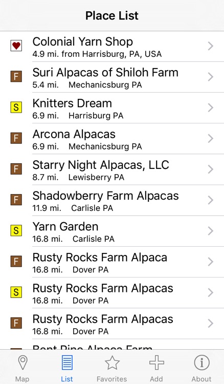 YarnPlaces - Find Yarn Shops