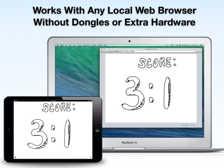 Air Sketch Free: Wireless Smart Whiteboard for Classrooms, Presentations, Meetings, and Collaboration