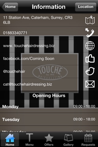 Touché Hairdressing screenshot 2