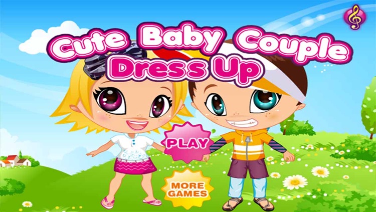 Cute Baby Couple Dress Up