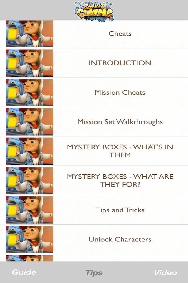 Cheats & Tips, Video & Guide for Subway Surfers Game. screenshot 2