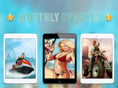 HD Wallpapers for GTA 5 - iPad Version screenshot 3