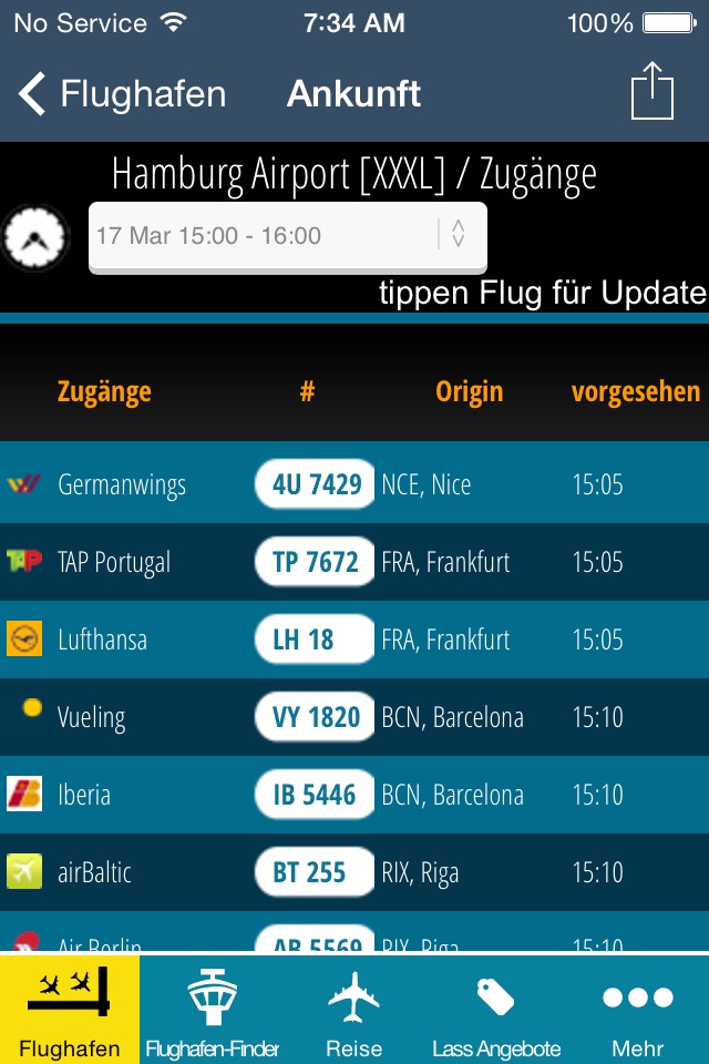Hamburg Airport Info + Radar screenshot 3
