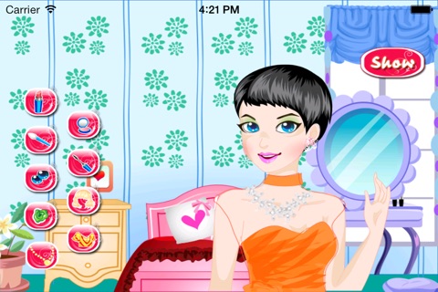 short Hairstyle Salon - girly games screenshot 4