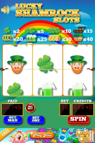 Lucky Shamrock Slots! screenshot 4