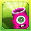 Candy Flick Toss Feed The Monster Free Addicting Skill Games for Girls and Boys to Play