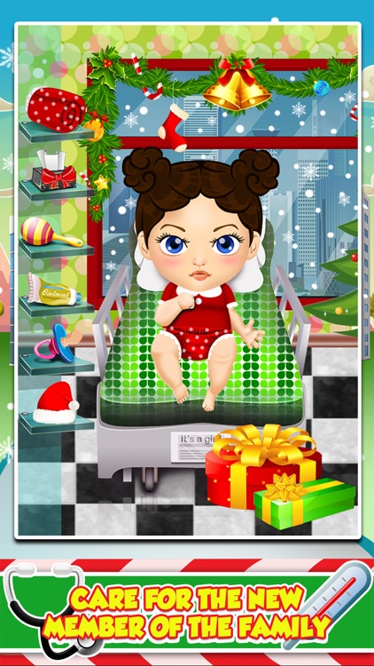 Mommy's Christmas Baby Doctor Salon - My Santa Spa Make-Up Games!