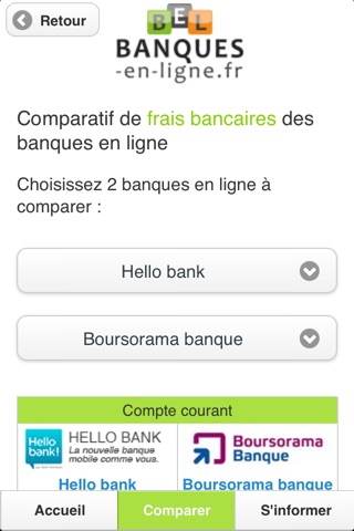 Banque en ligne screenshot 2